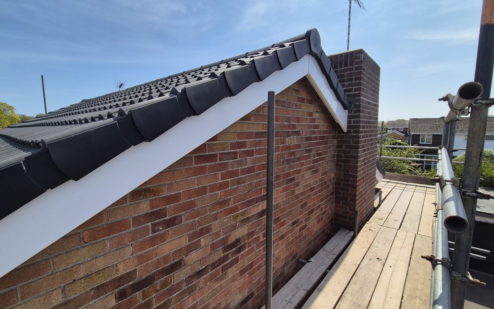 New roofline fitted by District Roofing