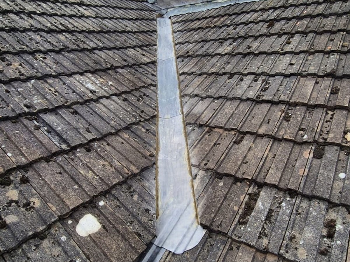 Roof repair: before and after, after the work