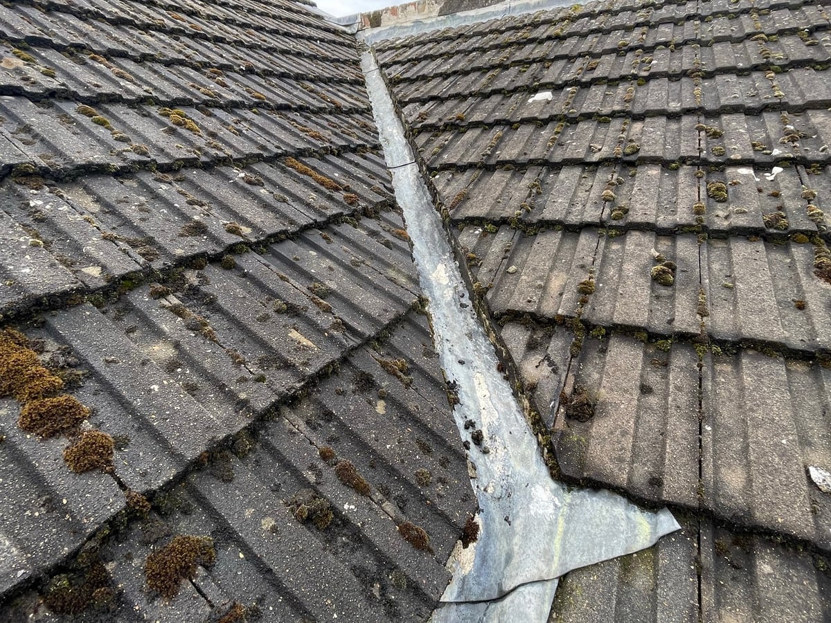 Roof repair: before and after, before the work