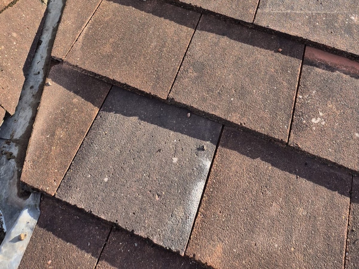 Roof repair: before and after, after the work
