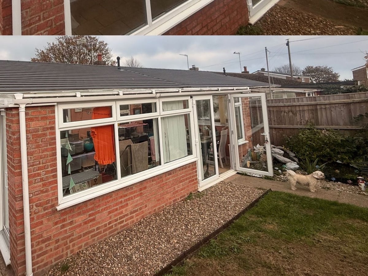 Conservatory to tiled roof, Bungay