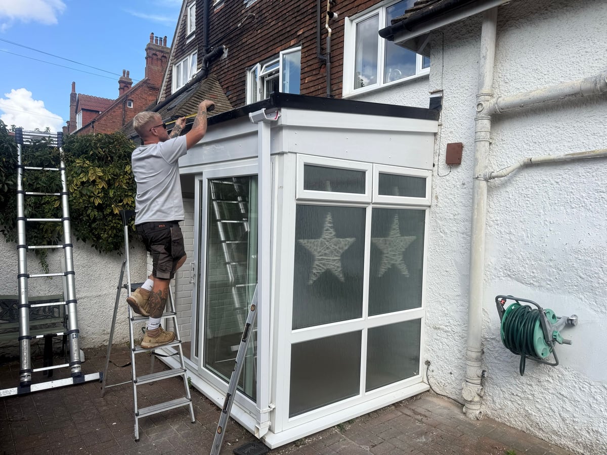 Conservatory to tiled roof, Reydon