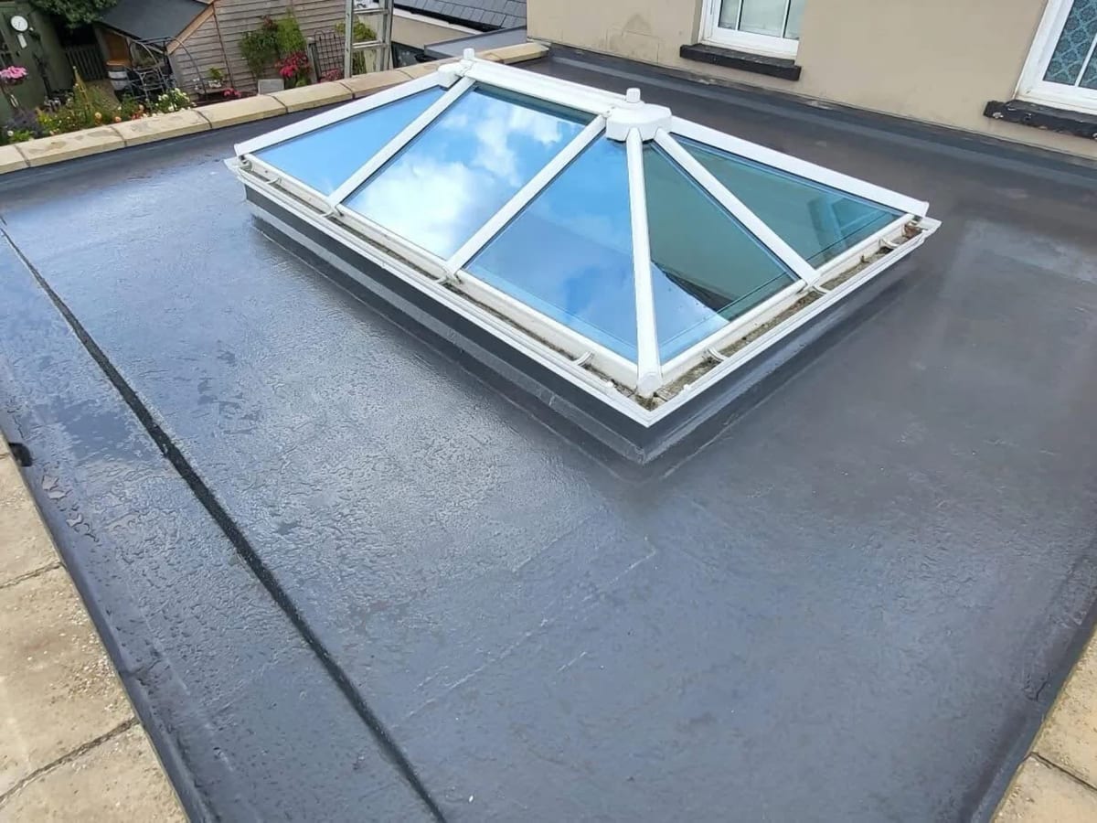 GRP fibreglass flat roof, Caister-on-Sea