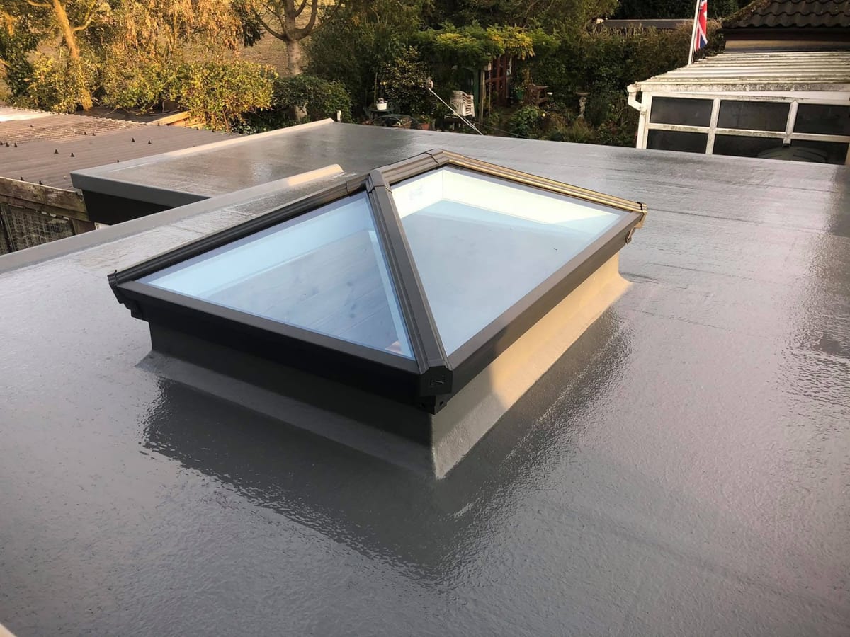 GRP fibreglass flat roof, Brundall