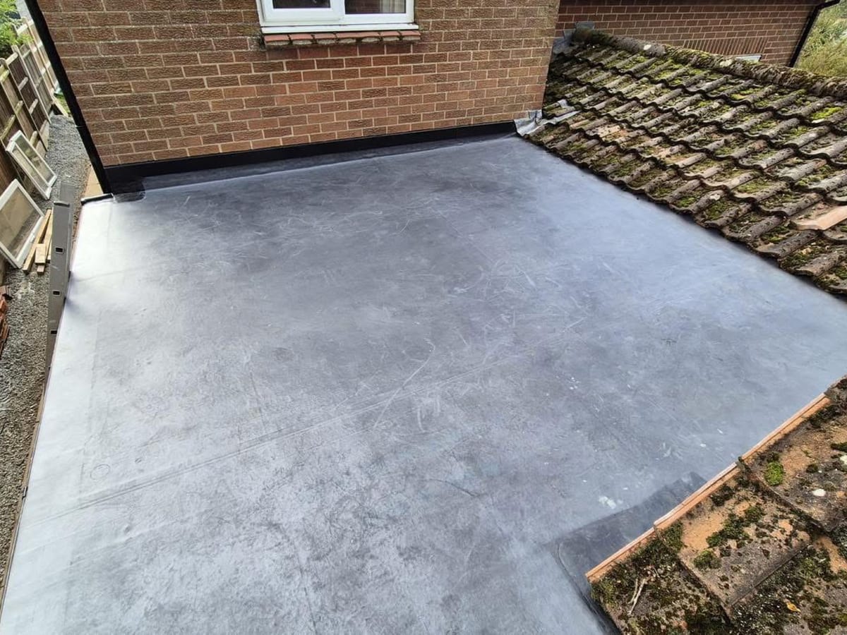 EPDM rubber flat roof, Carlton Colville