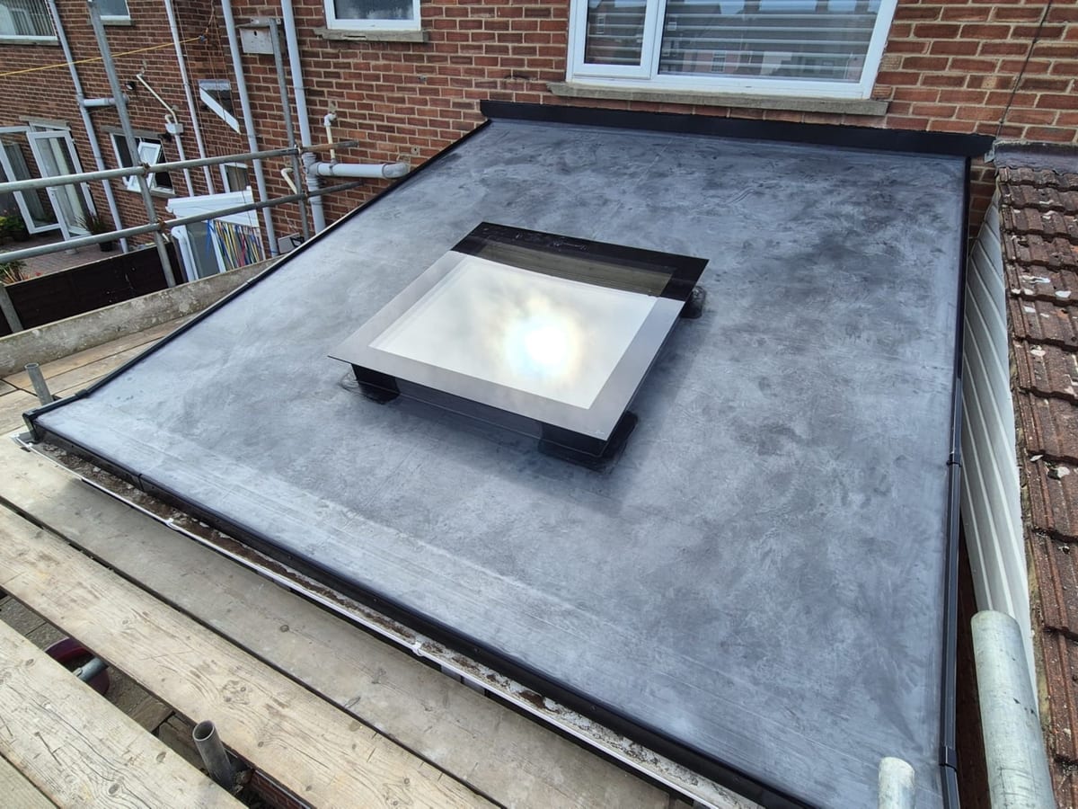 EPDM rubber flat roof, Great Yarmouth