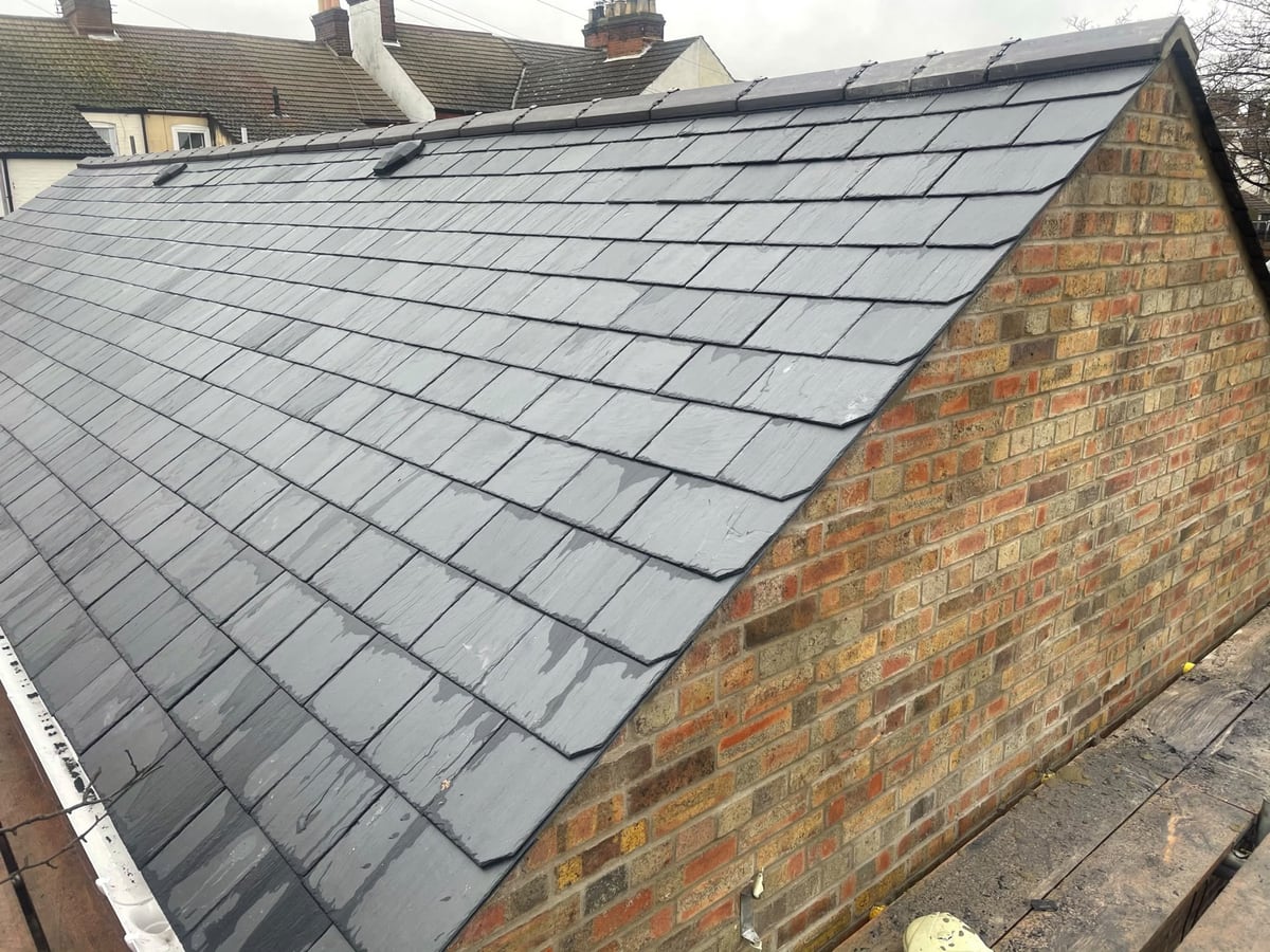 Natural slate roof, Southwold
