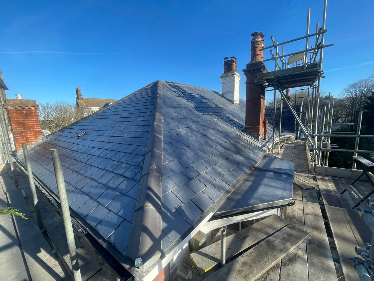 Natural slate roof, Halesworth