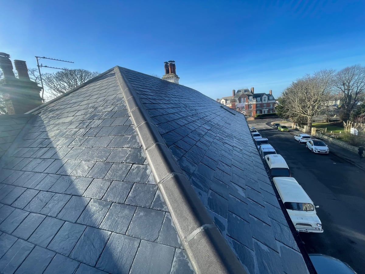 Natural slate roof, Halesworth