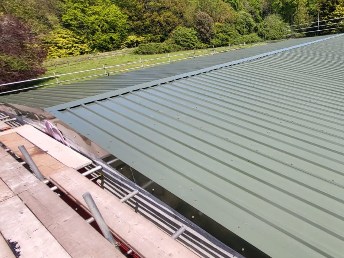 Metal roof, Caister-on-Sea