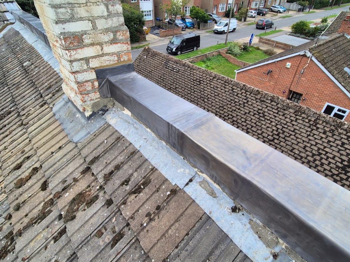 Chimney and leadwork repair, Loddon